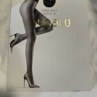 OROBLU Component Tights 20 Sensual 20 Size S Color:Singapour Black Seam-NEW-04